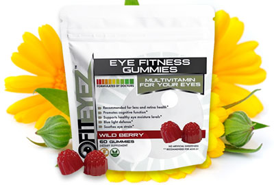 Eye Fitness Gummies to support overall eye health and dry eye syndrome
